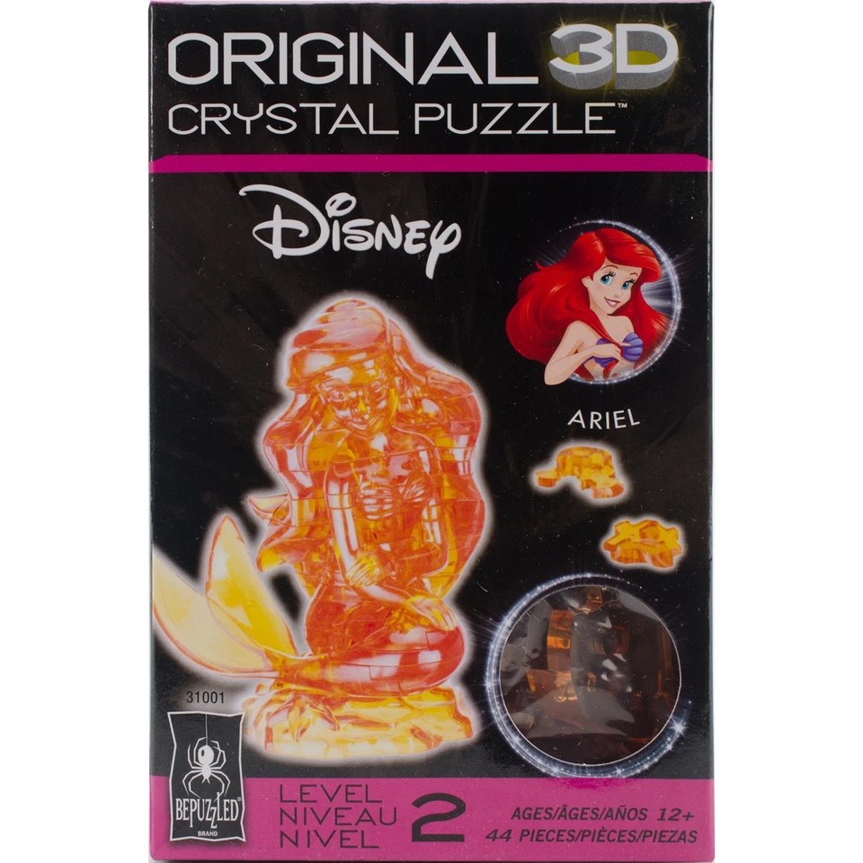 Rompecabezas de cristal BePuzzled con licencia 3D Disney-Ariel Foto 1 de 1