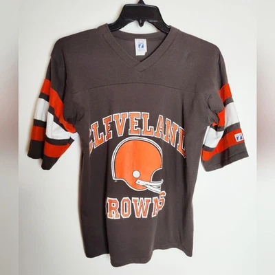 Винтажная футболка с логотипом 90-х 7 Cleveland Browns графический логотип размер M - Изображение 1 из 4