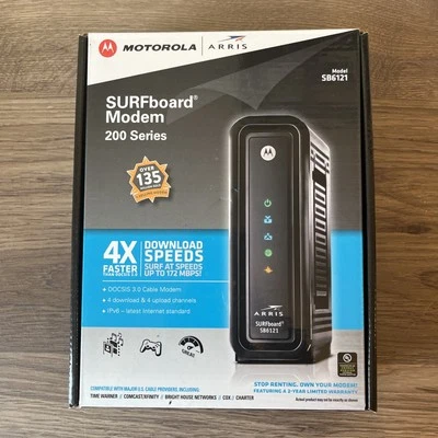 Motorola Arris SURFboard Modem 200 Series Model SB6121 - Image 1 of 4