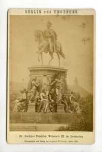 Kabinettkarte 1881 Wilhelm Lustgarten Berlin S Williams, Deutschland - Bild 1 von 1