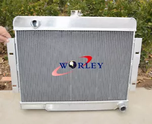 3 Core Aluminum Radiator For Jeep CJ,CJ5,CJ7 V8 Chevy Engine Conversio 1970-1985 - Picture 1 of 6
