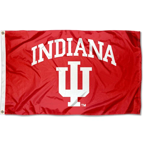 Indiana University Hoosiers Flag IU Large 3x5 Cover