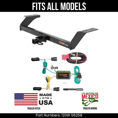 Kit de arnés de cableado de 4 vías enganche de remolque Lincoln MKZ 13-16 se adapta a todos los modelos Curt Foto 1 de 4