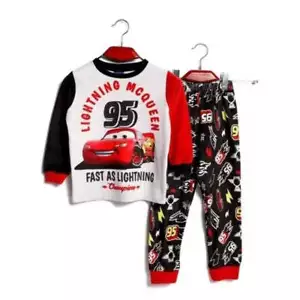 Cars Boys Long Sleeve & Pants Pajama Set - Picture 1 of 4