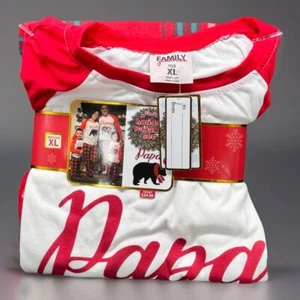 Family Holiday Pajama Set Papa Men’s Size XL Dad Daddy Christmas Morning NEW NWT - Picture 1 of 12