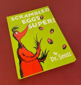 Random House 2001 ☆ Dr. Seuss ☆Scrambled Eggs Super! Hardcover MINI 15cm Book #1 - Imagen 1 de 7