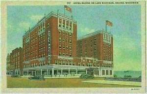 Hotel Racine on Lake Michigan, Racine, Wisconsin 1934 - Bild 1 von 2