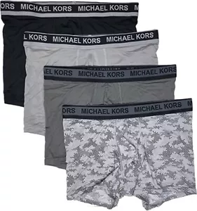 NWT Michael Kors Men`s Performance Poly Boxer Briefs 4 Pk,Pick your Size - Picture 1 of 1