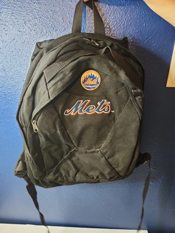 MLB Mets Black backpack embroidered Cover