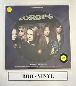 Europe - Halfway To Heaven Picture Disc Vinyl 12” single EX / VG+ Condition - Picture 1 of 4