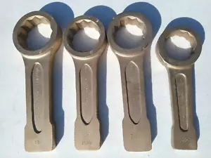 4pc Set Ampco Safety Tools 12 Point Box Strike Wrench WS-85,75,70,65 Non-Spark - Picture 1 of 4
