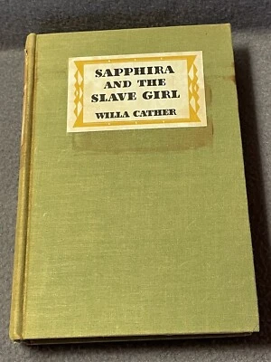 Sapphira And The Slave Girl Willa Cather Alfred A. Knopf 1940 1st Edition Hardco — 第 1/4 张图片