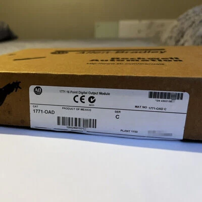 1771OAD Allen Bradley 1771-OAD C Rev C02 AC Output Module 10-138VAC AB 1771 OAD Foto 1 de 2