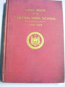 1928-1929 Handbuch der Central High School of Philadelphia - Bild 1 von 8