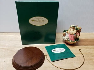 Hallmark Keepsake "Jolly Holly Santa" 1994 Edición Limitada. Ornamento de Coleccionista NUEVO - Imagen 1 de 6