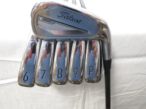 Used Titleist T200/T350 Combo Iron Set 5-P Accra 110i Extra Stiff Flex Graphite - Picture 1 of 8
