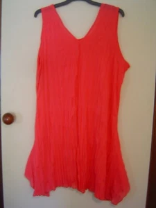 Quality Sue REVERSIBLE CRUSHED TS 14+ TAKING SHAPE s/less TOP Plus size 22+ - Picture 1 of 5