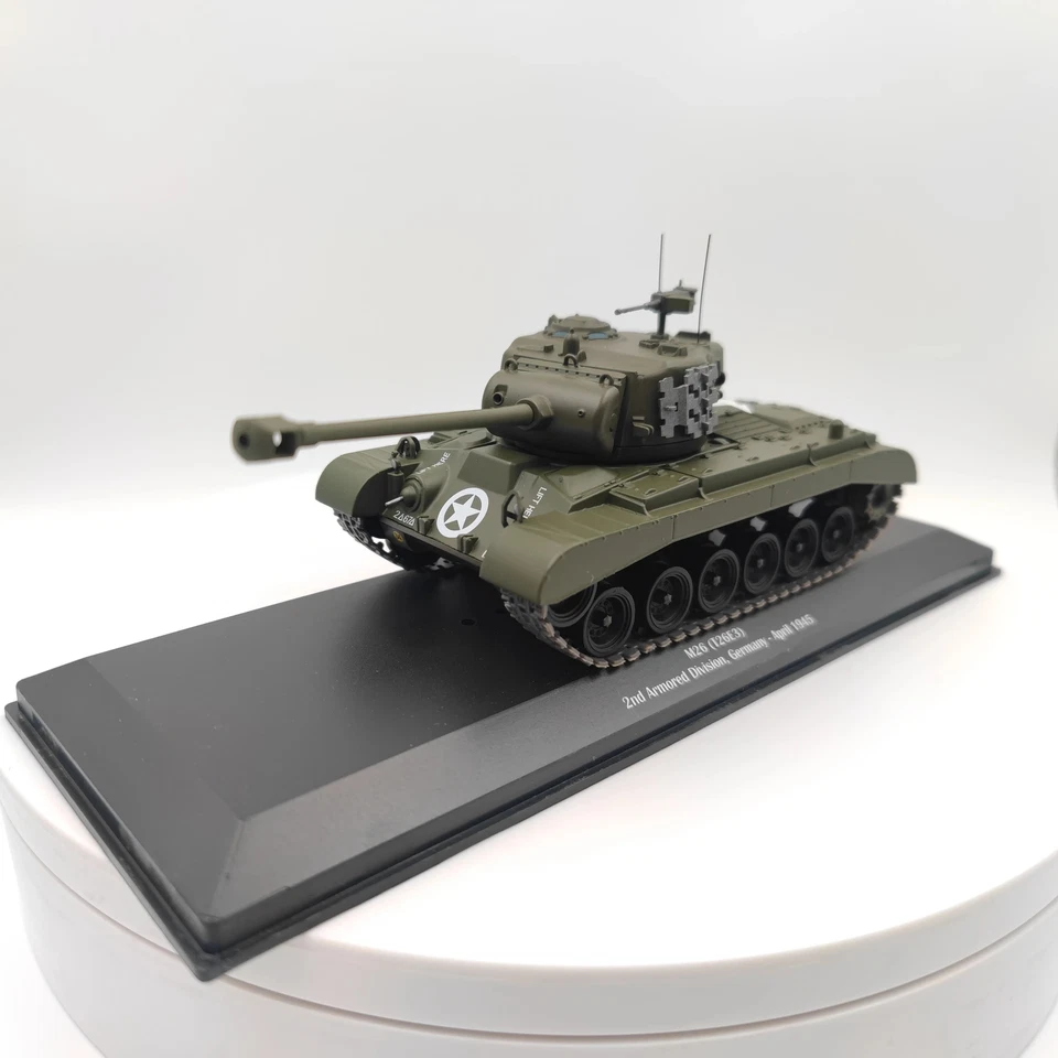 1:43 Scale M26(T26E3) 2nd Armored ,Germany-April 1945 Vehicle Alloy tank Model - Image 1 of 4