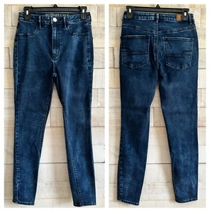 Jegging American Eagle Outfitters Sky High para mujer talla 6 lavado oscuro regular EE. UU. - Imagen 1 de 15