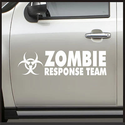 Conjunto de gráficos de porta Zombie Response Outbreak para carro caminhão 4x4 - Imagem 1 de 4
