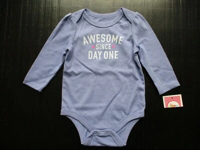 Body Camisa Circo Bebé Niña Manga Larga Talla 6-9 M "Impresionante Desde el Primer Día" Foto 1 de 4