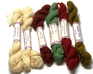 VINTAGE Bernat Tapestry Virgin Wool 6 Skeins 12.5 yds ea. Assorted Colors - Picture 1 of 4