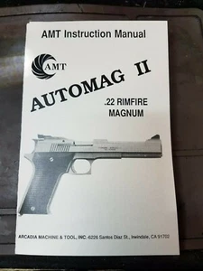 AMT /iAi Owners Manual Automag II Auto Mag 2, 22 Magnum, 22 WMR - Picture 1 of 3