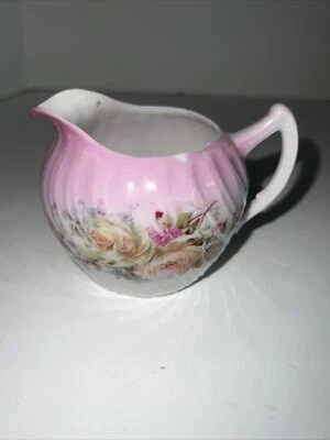 Vintage English Floral Swirl Creamer - image 1 of 4