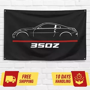 Bandera de regalo de cumpleaños para Nissan 350Z Car Enthusiast 3x5 ft - Imagen 1 de 2