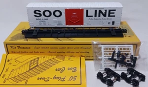 HO SCALE Details West BC802 SOO LINE 50' Plug Door Box Car # 177570 NEW !! (#2) - Picture 1 of 5