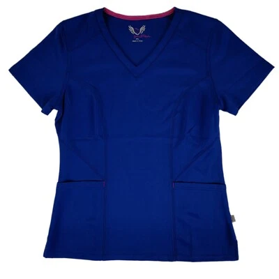 Blusa Médica Smitten para Mujer Azul Real S101027-BEPK Foto 1 de 3
