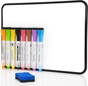 Dry Erase Mini Whiteboard, A4 Small Whiteboard, Portable Double-Sided Dry Erase - Picture 1 of 5