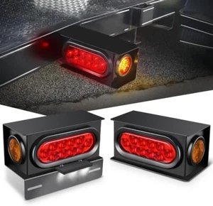Kit De Luz LED Para Remolque De 12V Trailer Luces Delanteras, De Freno Y De Giro - Foto 1 di 7