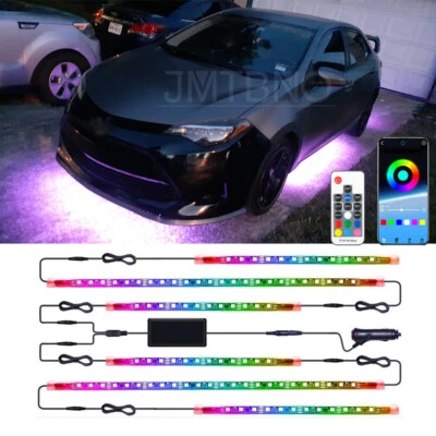 6x Kit de tira de luz de neón para Toyota Corolla Camry Dream RGB color bajo brillo Foto 1 de 4