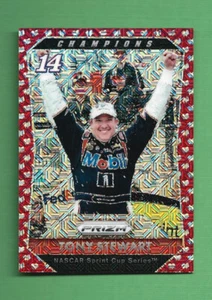 2016 Panini Prizm NASCAR Champions Red Flag #67 Tony Stewart /75 NM - Picture 1 of 2