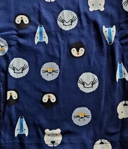 NWT HANNA ANDERSSON WINTER CRITTERS NAVY BLUE LONG JOHN PAJAMAS 150 12 - Picture 1 of 6