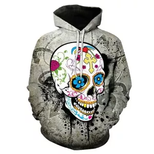 New Fashion 3D Men Women's Unisex Hoodie Sweater Sweatshirt Jacket Graphic Tops - Picture 1 of 2