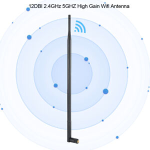 Long Range 12DBI WiFi Antenna For RP-SMA Router