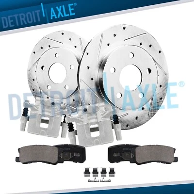 Almohadilla de soporte de pinzas de rotores perforados traseros para Avenger Calibre 200 Compass Patriot Foto 1 de 4