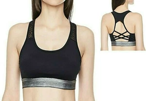 Due East Apparel Women's Medium Support Sports Bras Removable Pads Workout Bras - Picture 1 of 2