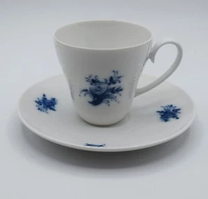 ROSENTHAL STUDIO LINE RHAPSODY BLUE PORCELAIN DEMITASSE CUP AND SAUCER SET - Picture 1 of 6