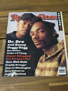 Rolling Stone Magazine Issue 666 September 30 1993 Dr. Dre Snoop Doggy Dogg - Picture 1 of 5