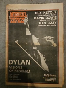 NME New Musical Express June 24th 1978 Bob Dylan Cover The Clash David Bowie - Imagen 1 de 8