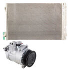 For Bmw 330I Ac Compressor W/ A/C Condenser & Drier Tcp