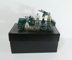 BRITAINS 41036 BRITISH ARMY WW1 THORNYCROFT LORRY, ANTI AIRCRAFT GUN & CREW K4 - Picture 1 of 18
