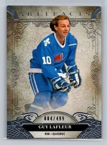 Artefactos de cubierta superior 2020-21 #152 Guy Lafleur #/499 - Imagen 1 de 2