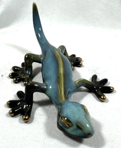 COLECCIÓN ESTANQUE DORADO POR GIBSON EXÓTICO GECKO AZUL SIN CAJA - Imagen 1 de 10
