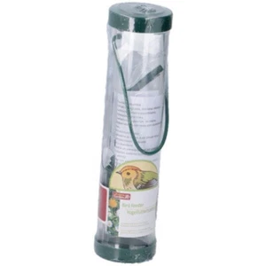 1x Vogelfutterstation Vogelfutterspender Futtersilo hängend Futtersäule 25cm - Bild 1 von 3