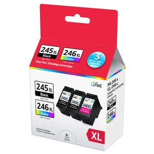 Cartuccia di inchiostro compatibile PG-245 XL CL-246 XL per Canon PIXMA MX492 MG2522 MG2920 - Foto 1 di 12