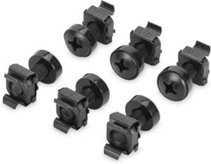 DN-19 SET - Viti M6 E Dadi a Gabbia - Set Di 50 Pezzi - Viti Di Montaggio per Ar - Foto 1 di 12